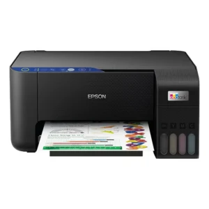 EPSON EcoTank L3252 Home ink tank printer A4, colour, 3-in-1 printer with WiFi and SmartPanel App connectivity Black