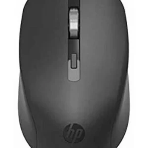 HP S1000 Plus Wireless USB Mouse, 2.4GHz Wireless Dongle, Up to 1600 DPI, Optical Sensor, Ambidextrous Design, Silent Clicks Black