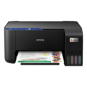 EPSON Ecotank L3251 Home Ink Tank Printer, A4 Color 3-in-1 Printer with Wi-Fi Direct, 5760 x 1440 DPI Resolution, 10 Pages/min Print Speed, USB/WiFi, 100 Sheets Paper Tray Capacity Black