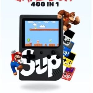 400-in-1 Kids Handheld Gaming Console – Portable Retro Game Player with Classic Games, Black