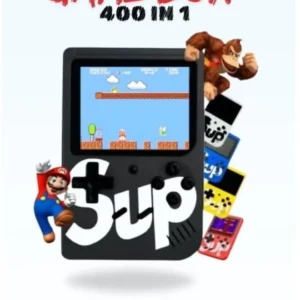 400-in-1 Kids Handheld Gaming Console – Portable Retro Game Player with Classic Games, Black
