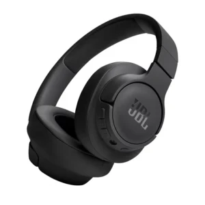 JBL Tune 720Bt Wireless Over Ear Headphones Pure Bass Sound 76H Battery Hands-Free Call Plus Voice Aware Multi Point Connection Lightweight And Foldable Detachable Audio Cable Black