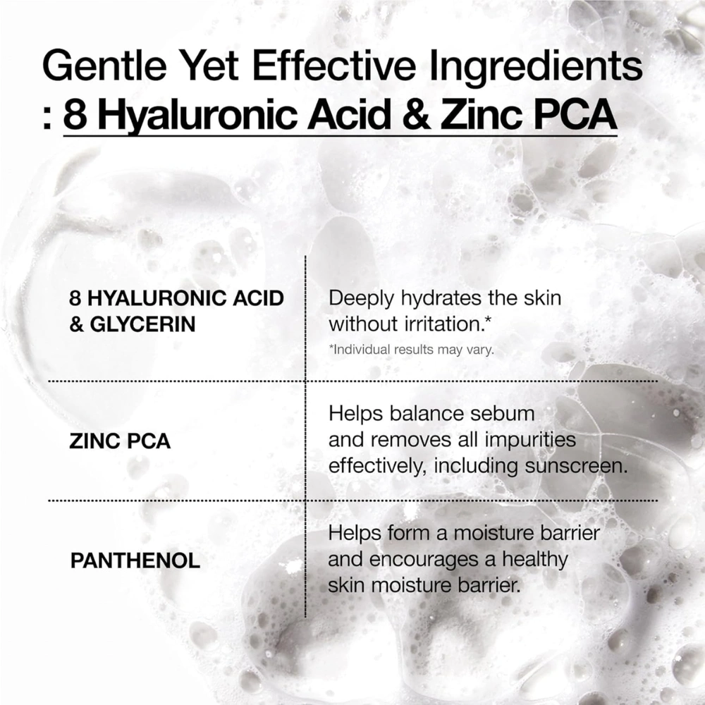 ANUA Hydrating Gentle Foaming Cleanser 150ml – Korean Face Wash with Hyaluronic Acid, Panthenol & Zinc | Deep Cleanser for Dry, Sensitive Skin - Image 4