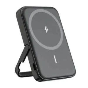 Anker A1618P11 5000mAh Magnetic Power Bank Black – Wireless Portable Charger with Foldable Stand, USB-C Charging & Compact MagSafe Compatible Design