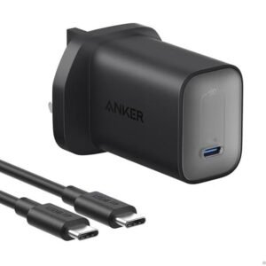 Anker Nano 100W USB-C Charger – Fast Wall Charger for MacBook, iPad, iPhone & Galaxy, Compact GaN Charger with 6ft USB-C Cable Included
