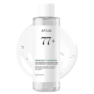 Anua Heartleaf 77% Soothing Toner pH 5.5 – Calming & Hydrating Korean Skincare, Trouble Care, Sensitive Skin, Oil & Moisture Balance, Refreshing, Purifying, Vegan & Cruelty-Free, 250ml / 8.45 fl. oz.