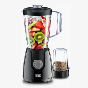 Black & Decker Blender BX430J-B5 – 1.5L Jar, 400W Motor, Grinder Mill, Black