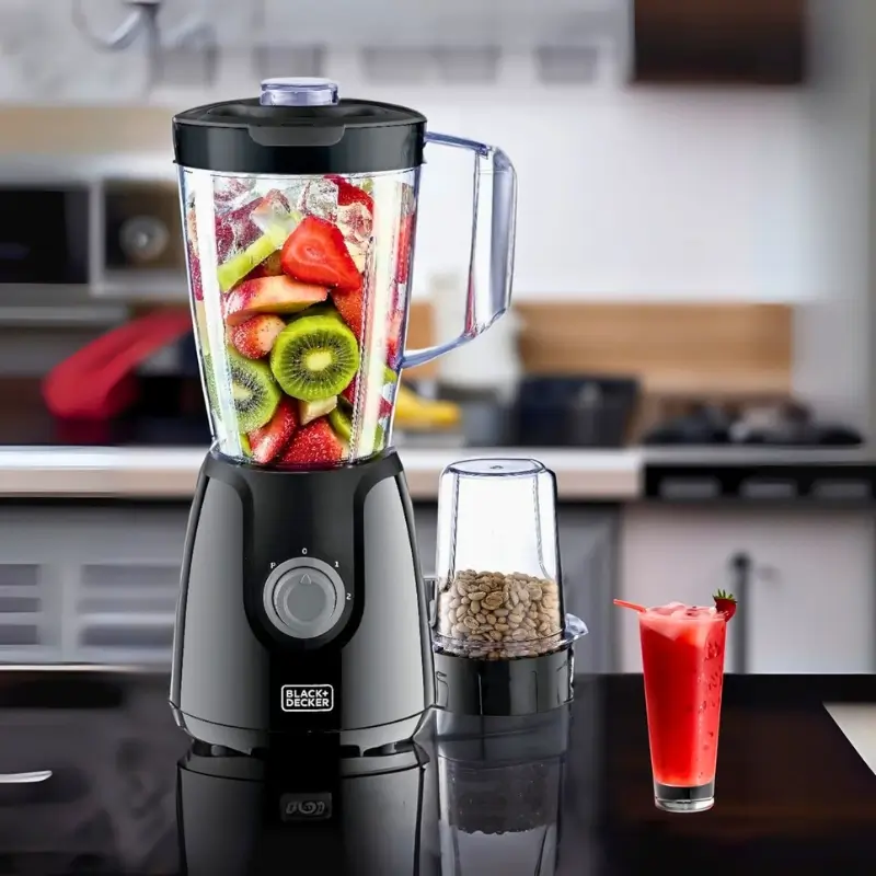 Black & Decker Blender BX430J-B5 – 1.5L Jar, 400W Motor, Grinder Mill, Black - Image 6
