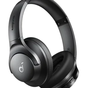 Anker Q20i Hybrid Active Noise Cancelling Headphones, Wireless Over-Ear Bluetooth, 40H Long ANC Playtime, Hi-Res Audio, Big Bass, Customize Via An App, Transparency Mode, Ideal For Travel Black