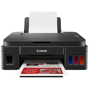 Canon G3410 Printer, Black, A4, print, copy and scan, high-yields of ink of up to 6,000 black pages or 7000 color pages Black