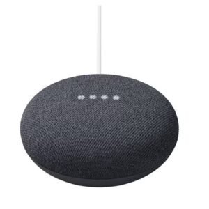 Google Nest Mini Smart Speaker Chalk – Voice Controlled Google Assistant, WiFi Smart Speaker, Bluetooth Streaming, Improved Bass, Wall Mountable Compact Design