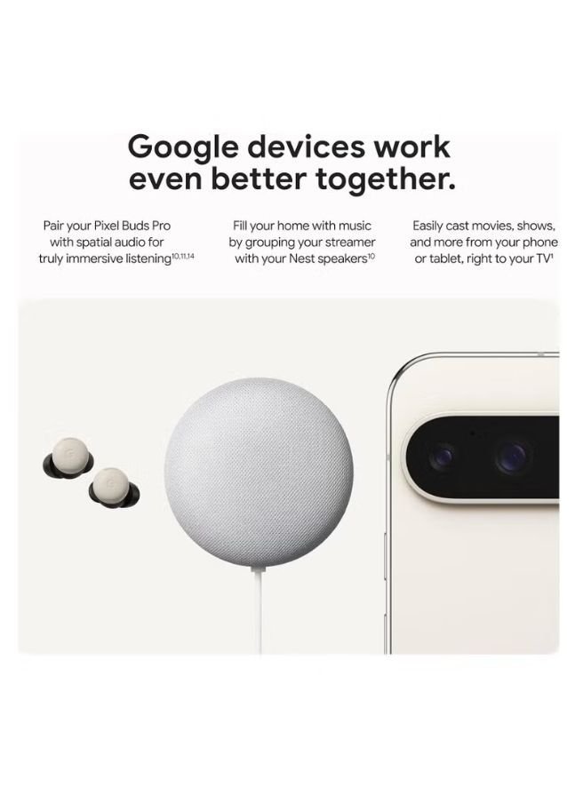 Google TV Streamer 4K - Fast Streaming Entertainment on Your TV with Voice Search Remote - Watch Movies, Shows, Live TV, and Netflix in 4K HDR - Smart Home Control - 32 GB of Storage - Porcelain Porcelain - Image 3
