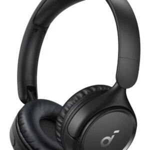 Anker H30i Wireless On-Ear Headphones, Foldable Design, Pure Bass, 70H Playtime, Bluetooth 5.3, Lightweight and Comfortable, App Connectivity, Multipoint Connection Black