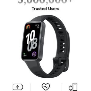 HUAWEI Band 10 Smart Band Black – AMOLED Fitness Tracker with Emotional Wellbeing Assistant, AI Sleep Analysis, Fast Charging, Up to 14-Day Battery Life, iOS & Android Compatible