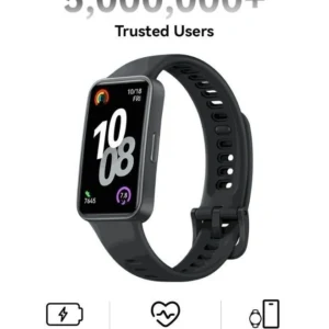HUAWEI Band 10 Smart Band Black – AMOLED Fitness Tracker with Emotional Wellbeing Assistant, AI Sleep Analysis, Fast Charging, Up to 14-Day Battery Life, iOS & Android Compatible