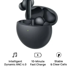 HUAWEI FreeBuds 7i Wireless Bluetooth Earbuds, Intelligent Active Noise Cancellation 4.0, Unlimited Spatial Audio, iOS and Android, Stable Clear Calls, Fast Charging, Black