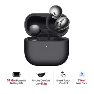 HUAWEI FreeClip 2 Wireless Open-Ear Earphones Black – Bluetooth Earbuds, Airy C-Bridge Design, Adaptive Listening, Crystal-Clear Calls, 38H Battery, IP57 Water Resistance