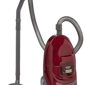Hitachi 1600W Powerful Bagless Vacuum Cleaner, High Suction Power With 5L Big Dust Capacity, Cloth Filter, Blower Function, Rug, Floor & Crevice Nozzle, Brush, CVW160024CBSWR