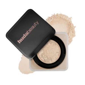 Huda Beauty Easy Bake Loose Baking & Setting Powder – Pound Cake | Matte Finish, Long-Lasting, Soft & Smooth Face Powder