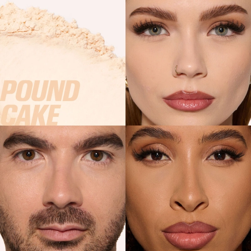 Huda Beauty Easy Bake Loose Baking & Setting Powder – Pound Cake | Matte Finish, Long-Lasting, Soft & Smooth Face Powder - Image 5