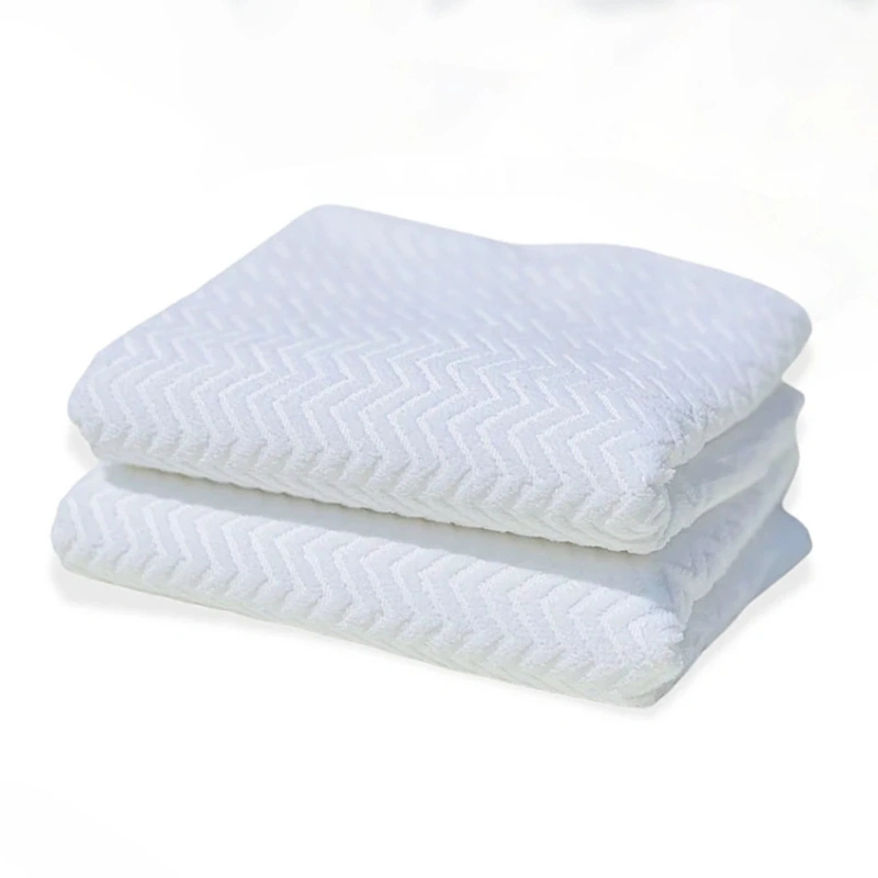 Men’s Ihram Towel Set for Hajj & Umrah – 2 Piece Soft Microfiber 1000g Lightweight White Ehram - Image 4