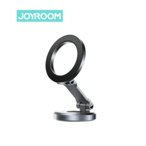 Joyroom JR-ZS403 MagSafe Car Mount – All-Metal Foldable Magnetic Phone Holder, 360° Rotation, N52 Strong Magnets, Dashboard Mount for iPhone 15/14/13 Series, Compact & Heat-Resistant – Dark Grey