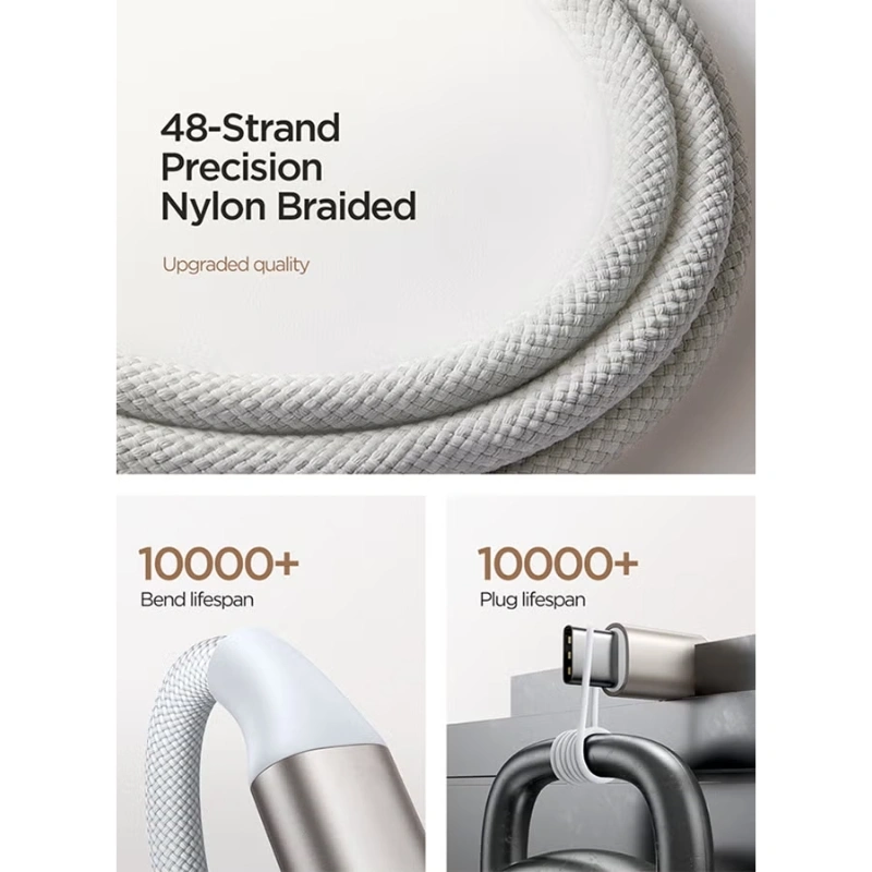 Joyroom S-IW011 Magnetic Apple Watch Charger – 3.5W Fast Wireless Charging, 1.2m USB-C Cable, 3200GS Strong Magnet, Smart Chip Safety, Aluminum Alloy Build – Compatible with All Apple Watch Series – White - Image 7