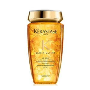 Kérastase Elixir Ultime Le Bain Nourishing Oil Shampoo 250ml – Luxurious Shine, Deep Cleansing & Nourishment for All Hair Types