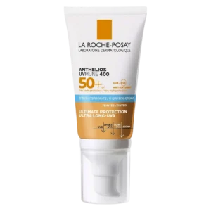 La Roche-Posay Anthelios Uvmune 400 Tinted Sunscreen SPF 50+, Hydrating Face Cream for Sensitive Skin – 50ml