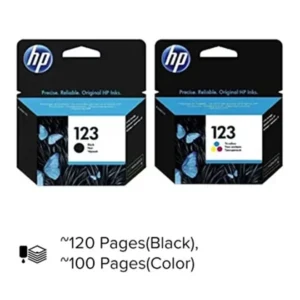 HP Pack of 2 HP 123 Original Ink Cartridge Set Black & Tri Colour