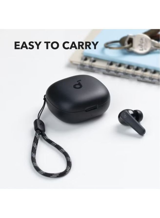Soundcore R50i True Wireless Earbuds 10mm Drivers with Big Bass, 30H Playtime, IPX5-Water Resistant, AI Clear Calls with 2 Mics, 22 Preset EQs via App Black - Image 3