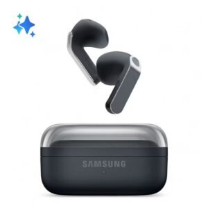 Samsung Galaxy Buds4 Wireless Earbuds Black – Adaptive Noise Control, Super Clear Calls, 1-Way Speaker, Seamless Galaxy Connectivity & Premium Metal Blade Design