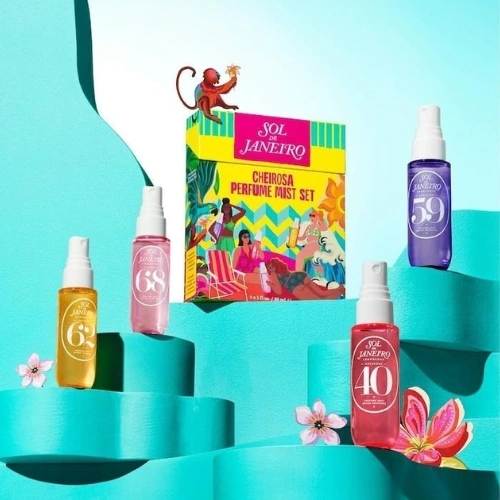Sol de Janeiro Cheirosa Perfume Mist Set | Tropical Mini Fragrance Collection (4 x 30ml Travel Size) - Image 8