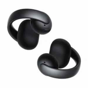 Soundcore AeroClip by Anker Open-Ear Clip-On Earbuds Black – AI Clear Calls with 4 Mics, 12mm Drivers, Hi-Res Audio, Open-Ring Design & Stable Fit