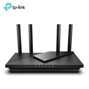 TP-Link Archer AX55 AX3000 Wi-Fi 6 Dual Band Gigabit Router – 2402Mbps 5GHz, 574Mbps 2.4GHz, OFDMA, MU-MIMO, 160MHz, Alexa Support – Black