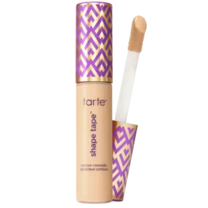 Tarte Double Duty Beauty Shape Tape Contour Concealer 20S Light Sand | Full Coverage, Matte Finish, Crease-Proof & Hydrating | Dark Circle Corrector & Contouring Cream, 10ml