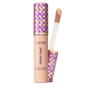 Tarte Shape Tape Contour Concealer – Light Beige 22B, Full Coverage Cream Concealer for Dark Circles, Blemishes & Face Contouring, Vegan & Long-Lasting, 10 ml