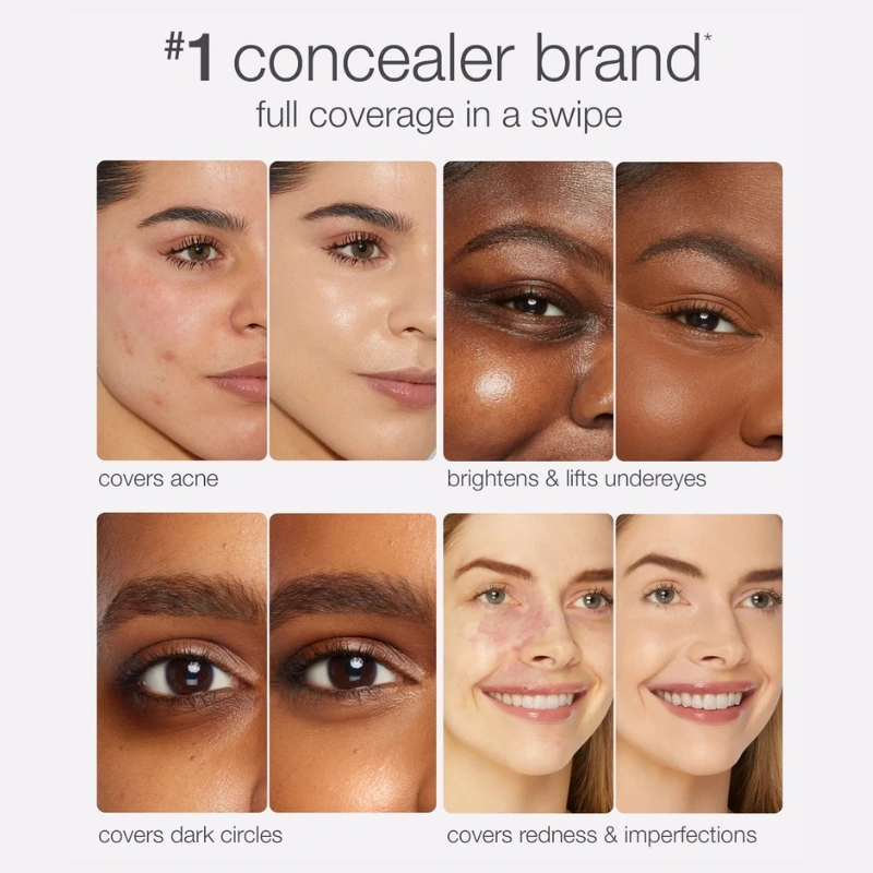 Tarte Shape Tape Full Coverage Concealer 27H Light Medium Honey | Matte, 16-Hour Wear | Best Concealer for Dry Skin & Highlights - Image 4