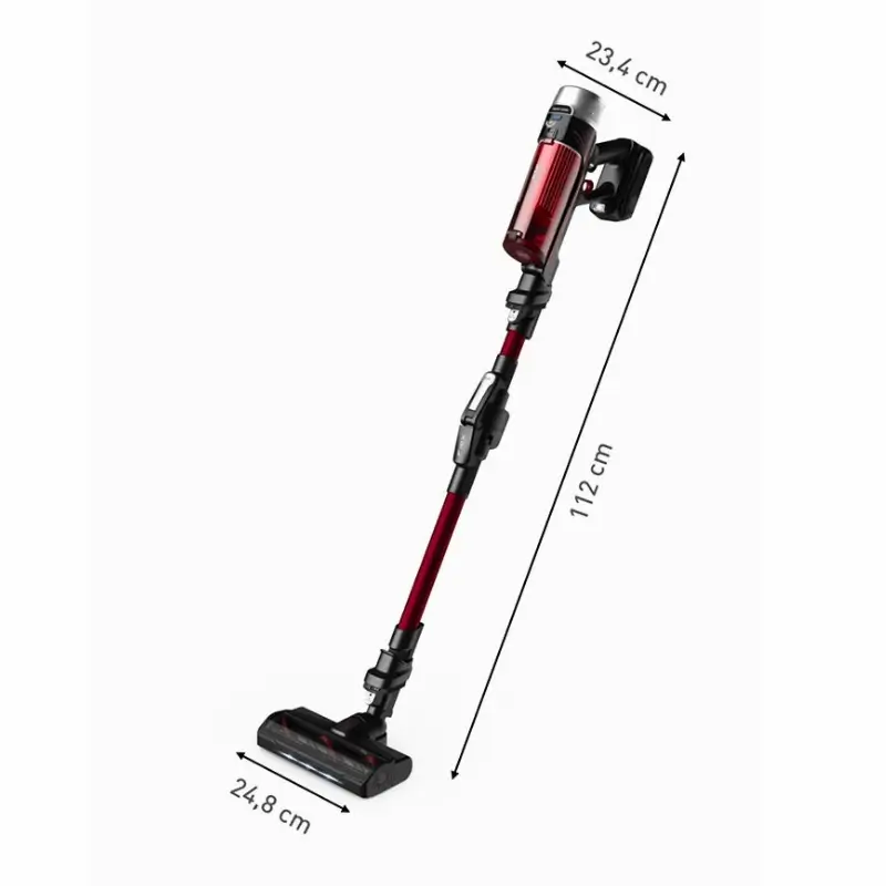 Tefal Cordless Vacuum Cleaner X-Force Flex 9.60 | Lightweight Stick Vacuum with Flex Tube, Smart Power Adjustment, Pet Hair Turbo Brush & 45 Min Battery – TY2079HO - Image 3