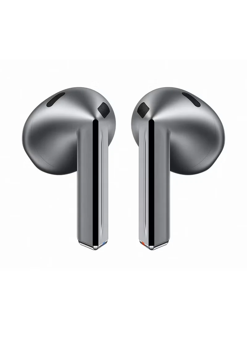 Samsung Galaxy Buds 3 Silver with Galaxy AI Powered Real-time Interpreter | 24-bit Hi-Fi Audio | Up to 36H Battery | IP57 Silver - Image 2