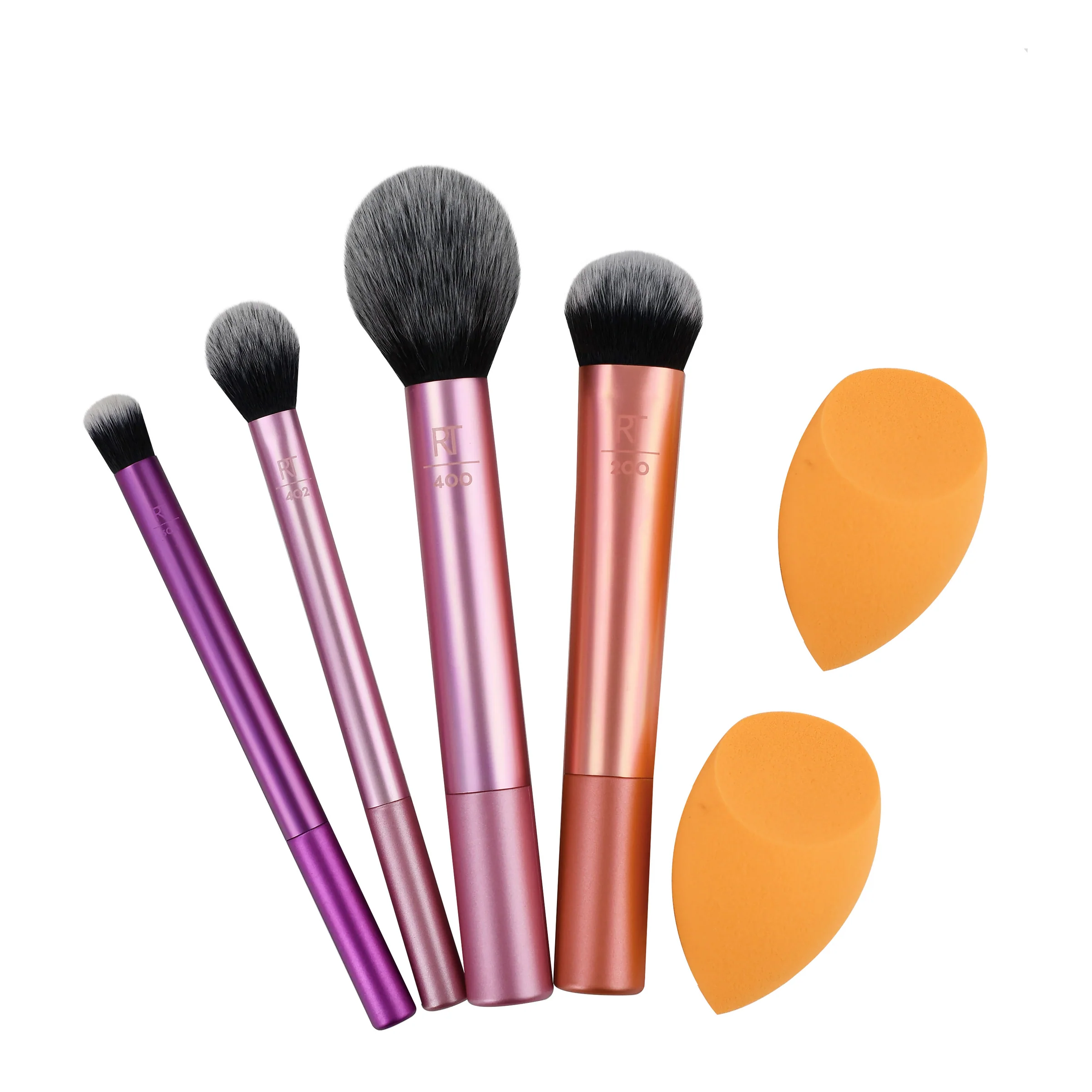 Real Techniques MakEUp Brush Set With 2 Sponge Blenders For Eyeshadow, Foundation, Blush, And Concealer, 6 Piece MakEUp Brush Set - Image 2