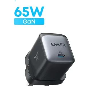 Anker USB C Charger, Nano II 65W GaN II PPS Fast Charger Adapter, Compact Charger for MacBook Pro/Air, Galaxy S24/S23, iPhone 17/16 /15/14 Series, iPad Pro, Huawei, Xiaomi, Redmi, Vivo, Oppo and More