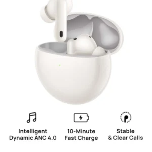 HUAWEI FreeBuds 7i Wireless Bluetooth Earbuds, Intelligent Active Noise Cancellation 4.0, Unlimited Spatial Audio, iOS and Android, Stable Clear Calls, Fast Charging White