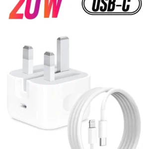 OMAKSS iPhone 20W Fast Charger | USB C Wall Fast Charger with USB C to Lightning Cable 1M Compatible with iPhone 14/14 Pro/14 Pro Max/13/12/SE2020/11/XR/XS Max/X/iPad