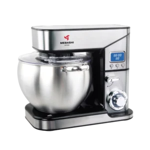 Mebashi Stand Mixer ME-SBM1115, 1200W Powerful Motor, 5L Stainless Steel Bowl, 6-Speed Settings + Pulse, LED Indicator – Dough, Cake & Baking Mixer