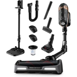 Tefal X-Force Flex 15.60 Cordless Vacuum Cleaner 230 Air Watts with Docking Station, Flex Technology & Animal Kit – Black/Copper (TY99F1HO)